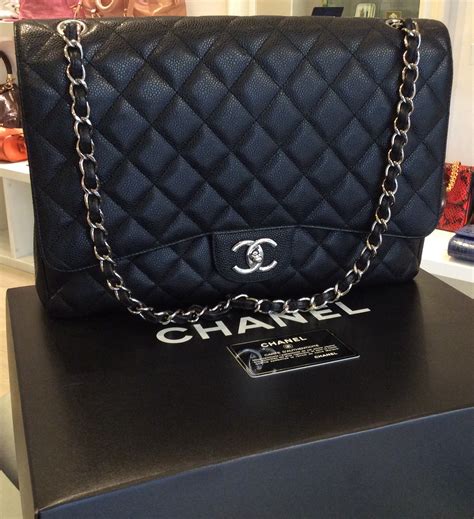 Straordinaria Borsa Chanel Jumbo 2.55 Maxi Vintage Originale